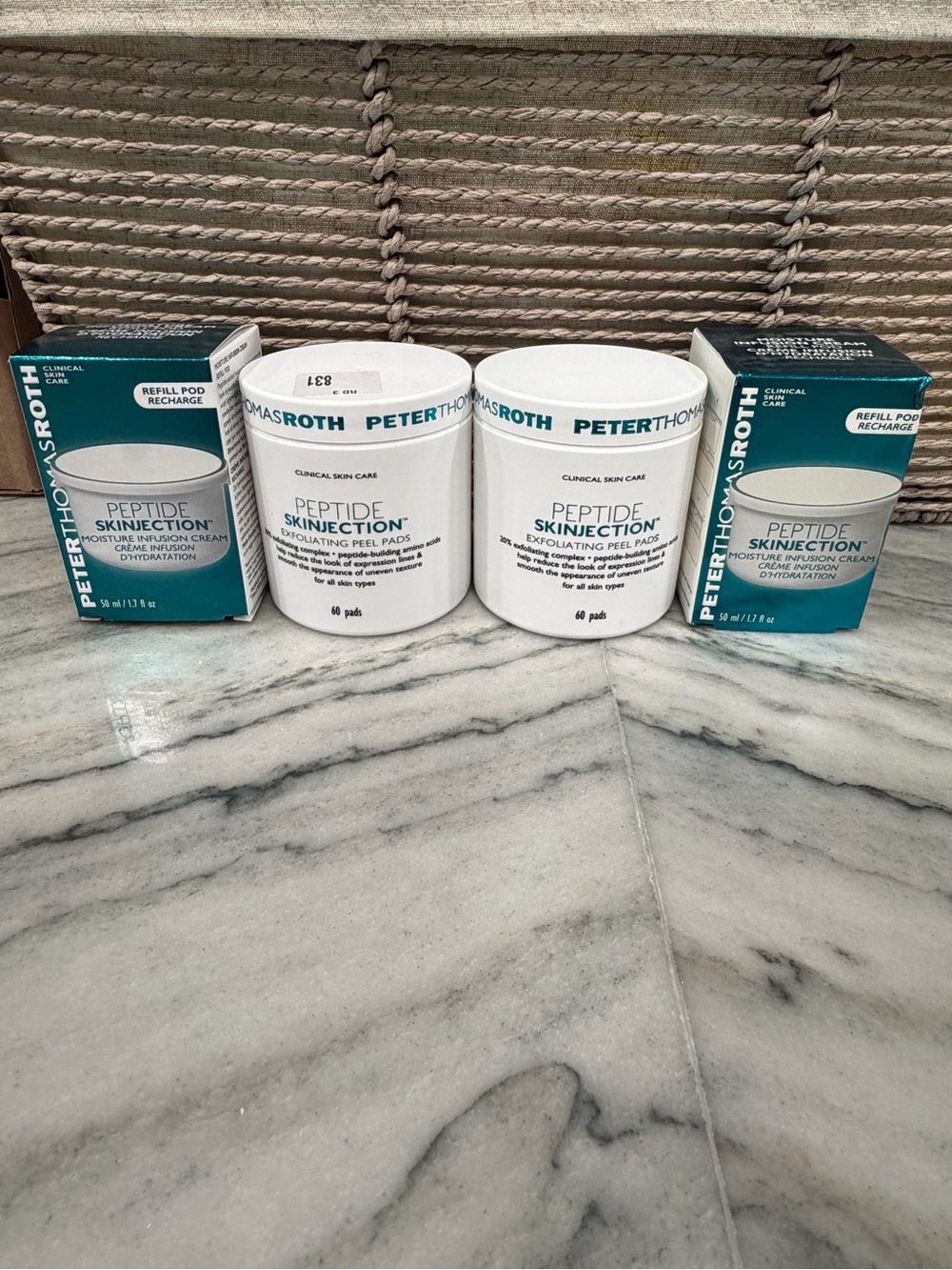 Peter Thomas Roth Peptide Skin Injection Moisture Infusion Cream & Peel Pads